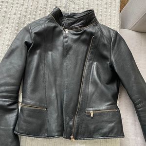 Sheepskin leather jacket